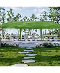 gaomon Outdoor Pop Up Canopy with 8 Sidewalls and Portable Roller Bag