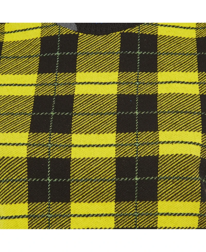 Pre-Owned Versace Women's Plaid Knit Vest Sweater