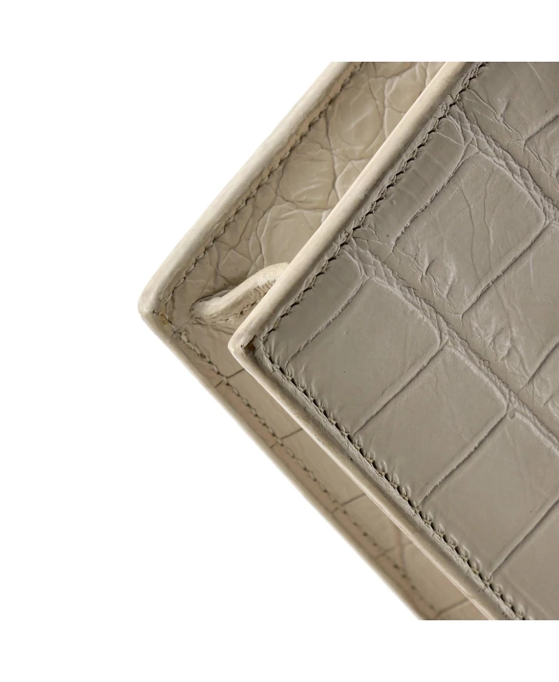 Pre-Owned Saint Laurent Uptown Chain Wallet Embossed Leather