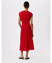Whistles Women's Panel Linen Blend Dress
