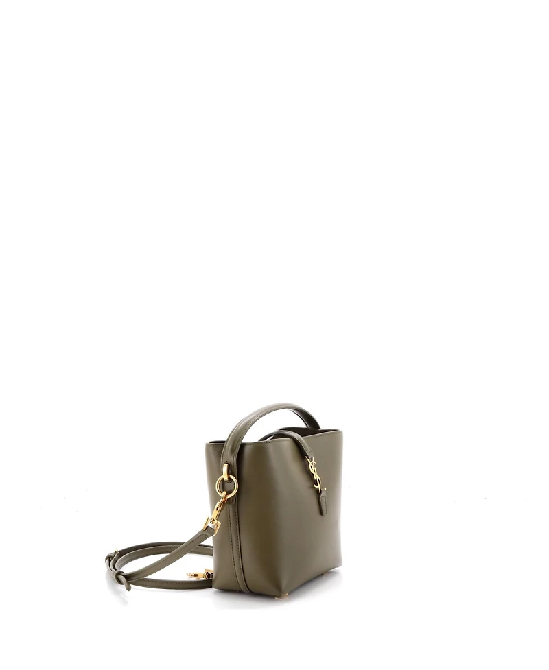 Pre-Owned Saint Laurent Mini Le 37 Bucket Bag Leather