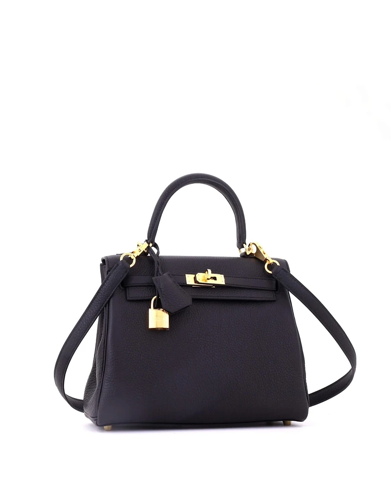 Pre-Owned HERMES Kelly 25 Handbag Togo with Gold Hardware