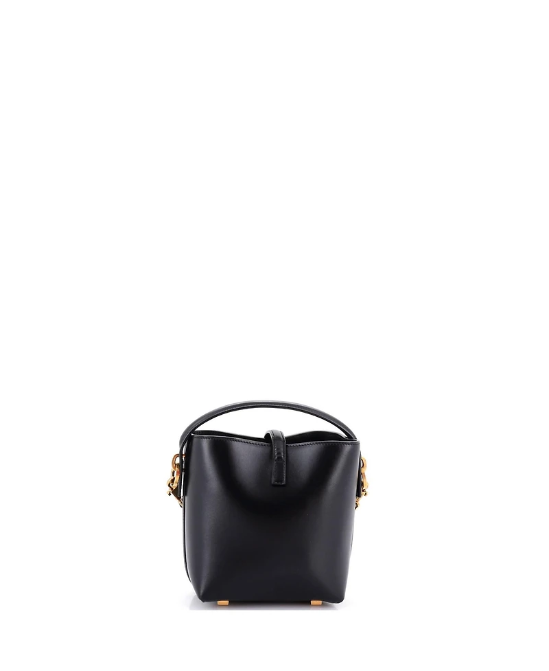 Pre-Owned Saint Laurent Mini Le 37 Bucket Bag Leather
