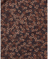 Fable England Women's Deco Blooms Ditsy Tassel Scarf
