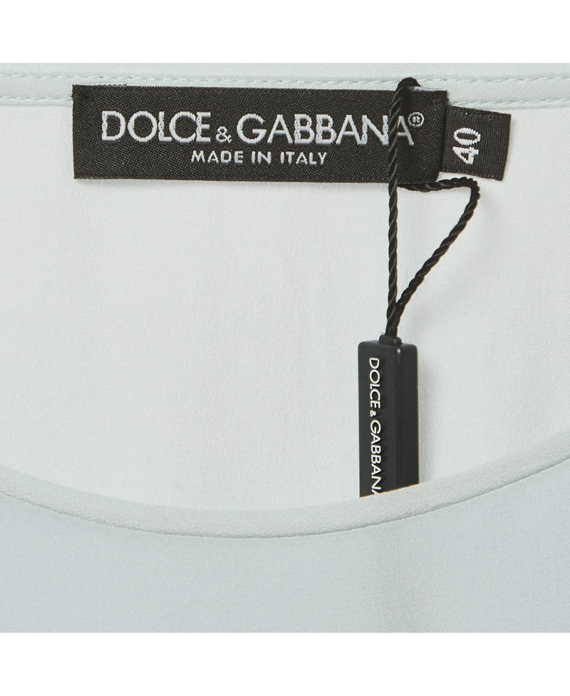 Pre-Owned Dolce & Gabbana Women's Printed Silk Top