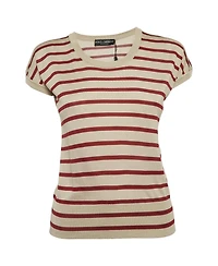 Pre-Owned Dolce & Gabbana Women's Striped Knit Top