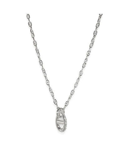 Pre-Owned HERMES Farandole Pendant in 18K White Gold 0.45 Ctw