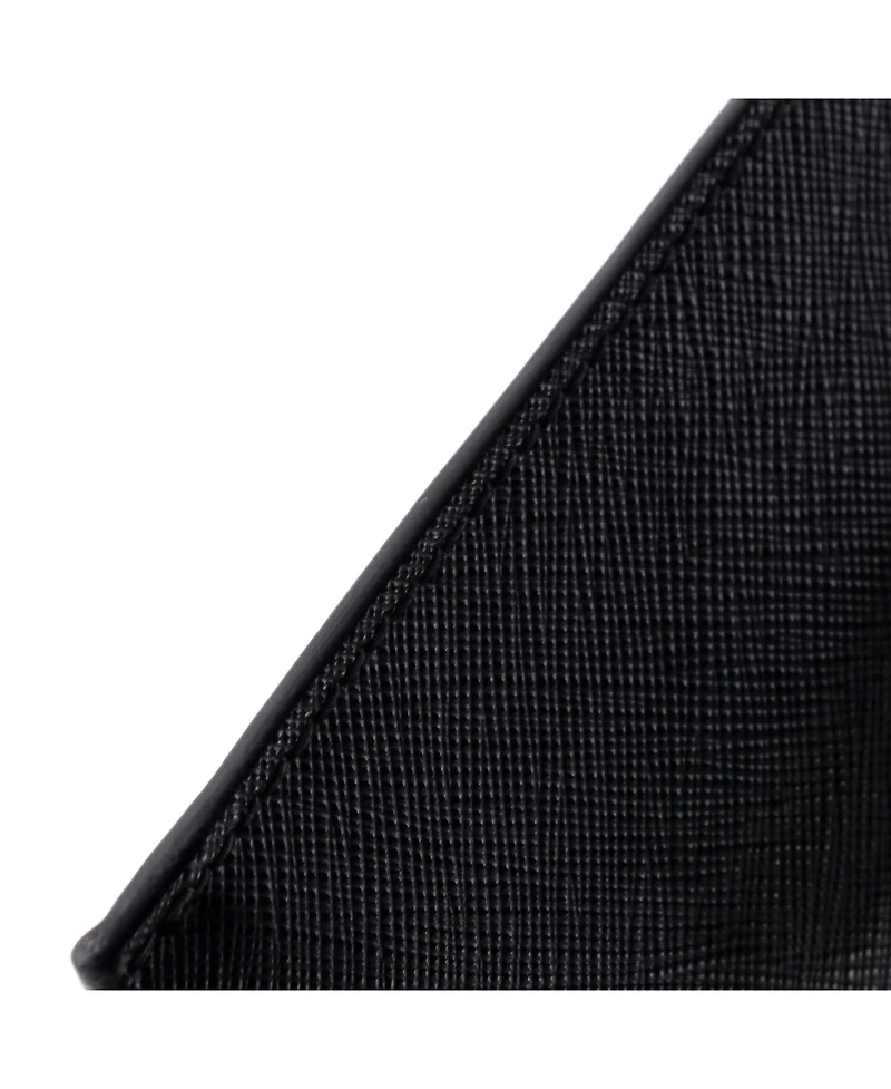 Pre-Owned Prada Convertible Zip Clutch Crossbody Bag Printed Saffiano Leather