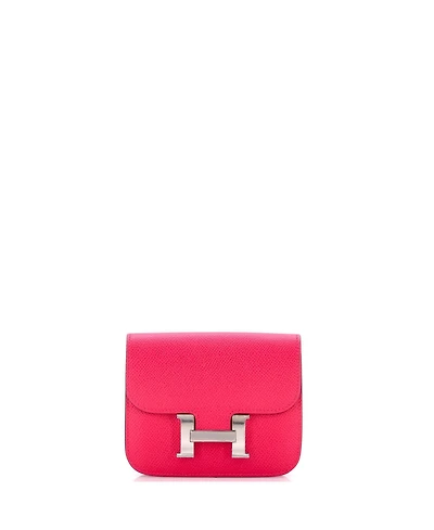 Pre-Owned Hermes Constance Slim Wallet Epsom