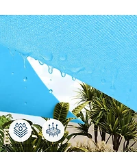 gaomon Triangle Sunshade Sail Shade Cloth, Sunshade for Patio, Backyard, Deck, Garden, Sand