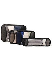 Baggallini Zipper Compression 4-Piece Cube Set