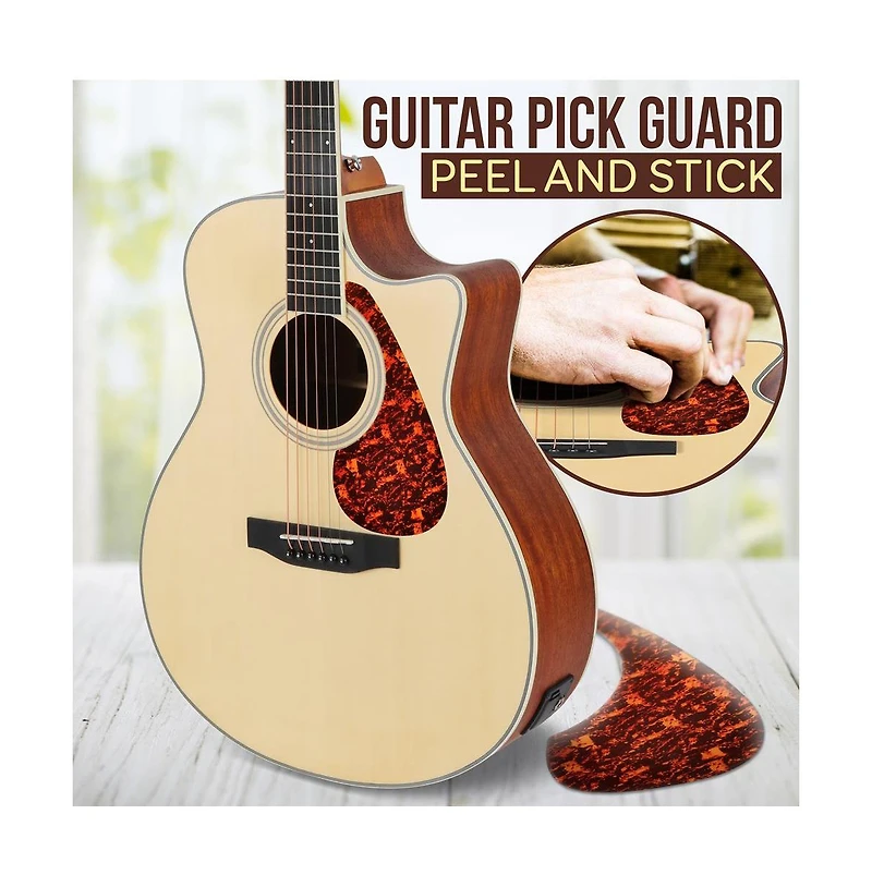 Pyle 6-String Electric Acoustic Guitar - Guitar with Digital Tuner & Accessory Kit