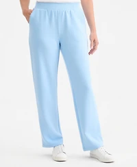 Style & Co Petite Mid-Rise Relaxed Pants, Macy's Exclusive