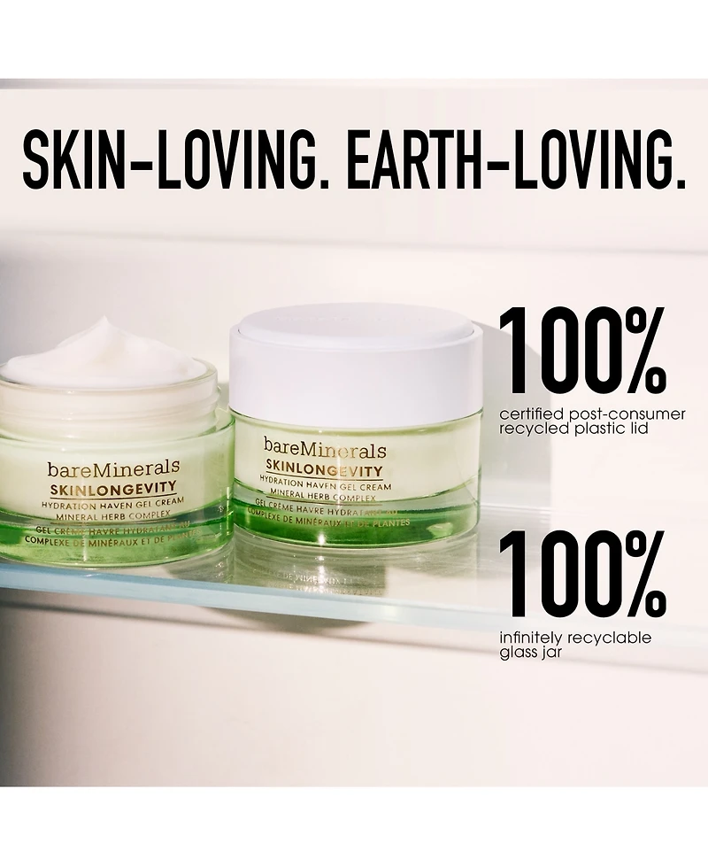 bareMinerals Skinlongevity Hydration Haven Gel Cream, 1.7 oz.