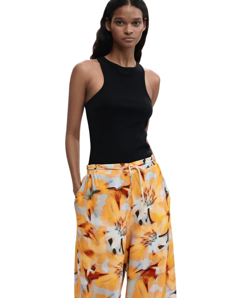 Desigual Women's Flowy floral trousers