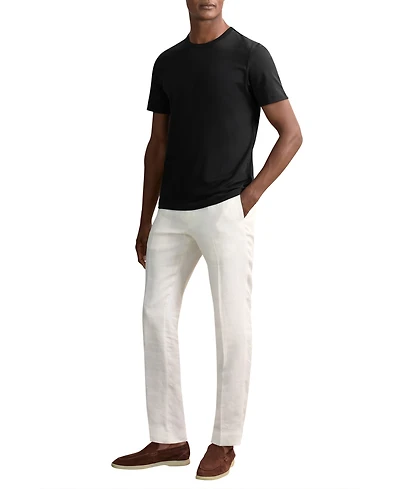 Reiss Men's Count Air-Water Cotton Tailored-Fit T-Shirt