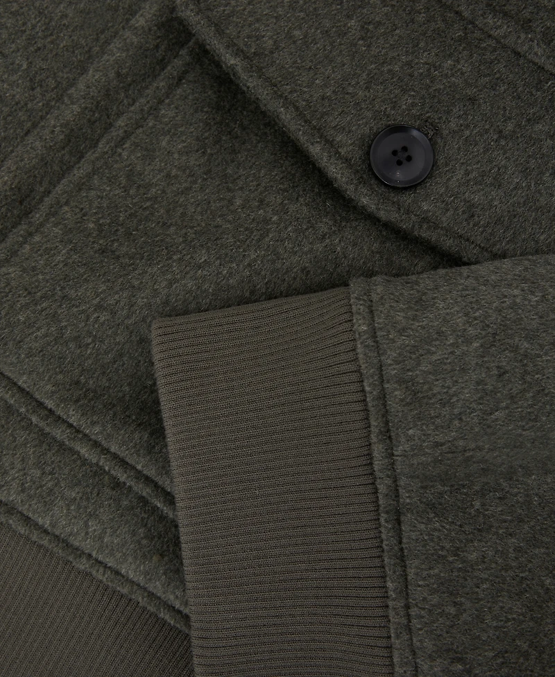 Reiss Men's Hadley Wool-Blend Funnel-Neck Bomber Jacket