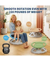 gaomon Kids Sensory Swivel Chair, Spinning Chair for Autistic Kids with Safety Handle and Non-Slip Design, Training Body Coordination