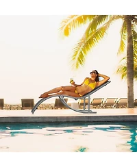gaomon Patio Chaise Lounge Chairs- S-Shaped Ergonomic Aluminum for Pool Garden Beach