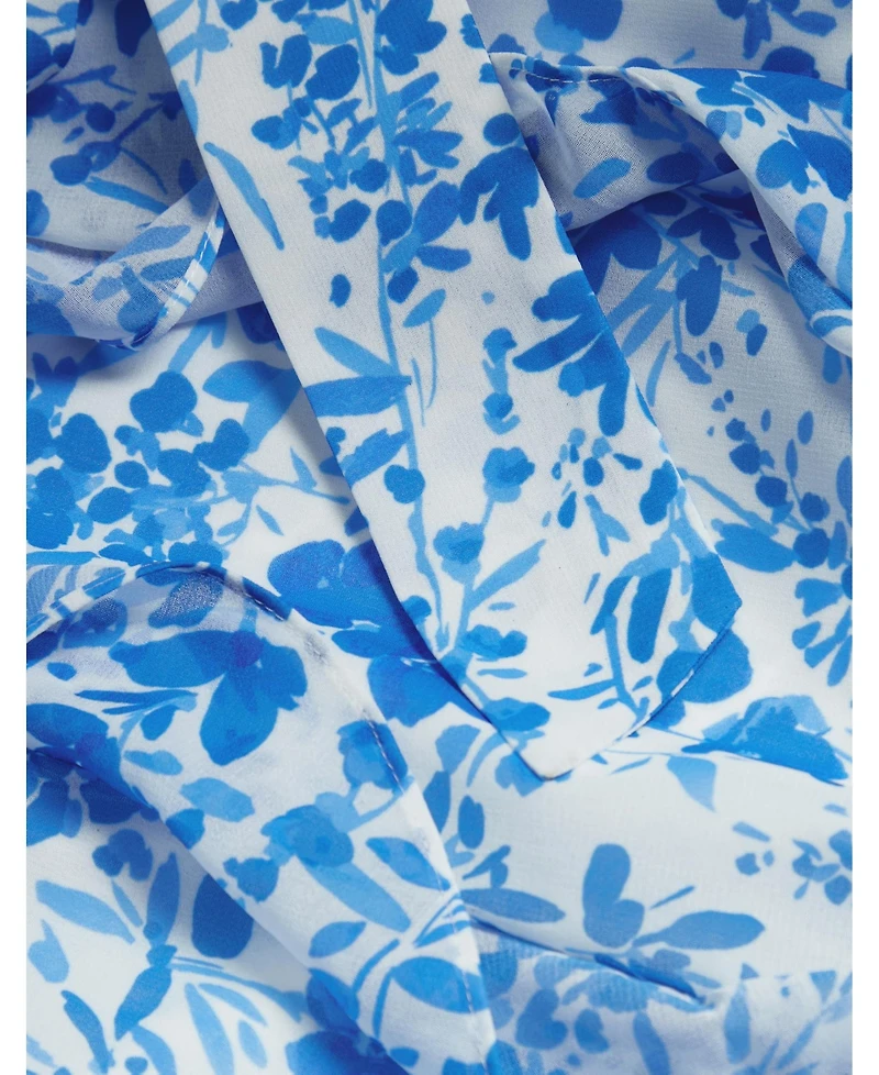 Hobbs London Women's Taryn Floral Ruffle Maxi Dress