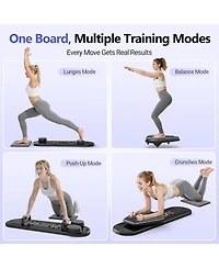 Fed Fitness Portable Pilates Reformer Board for Home Workout, Easy-to-Use Sliding Full Body Toning, Lightweight Exercise Equipment