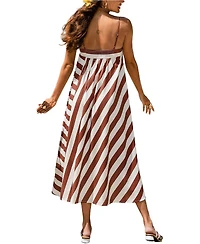 Cupshe Women's Shell We Striped Maxi Beach Dress