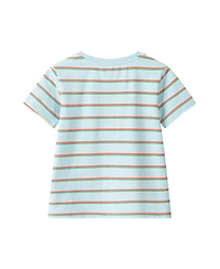 Andy & Evan Toddler Boys Gator Graphic Stripe Pocket Tee