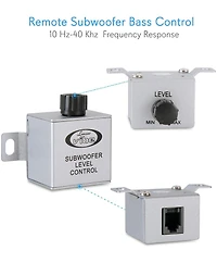 Lanzar 6000W Mosfet Amplifier for Powerful Sound with Dual Inputs, + Easy Installation