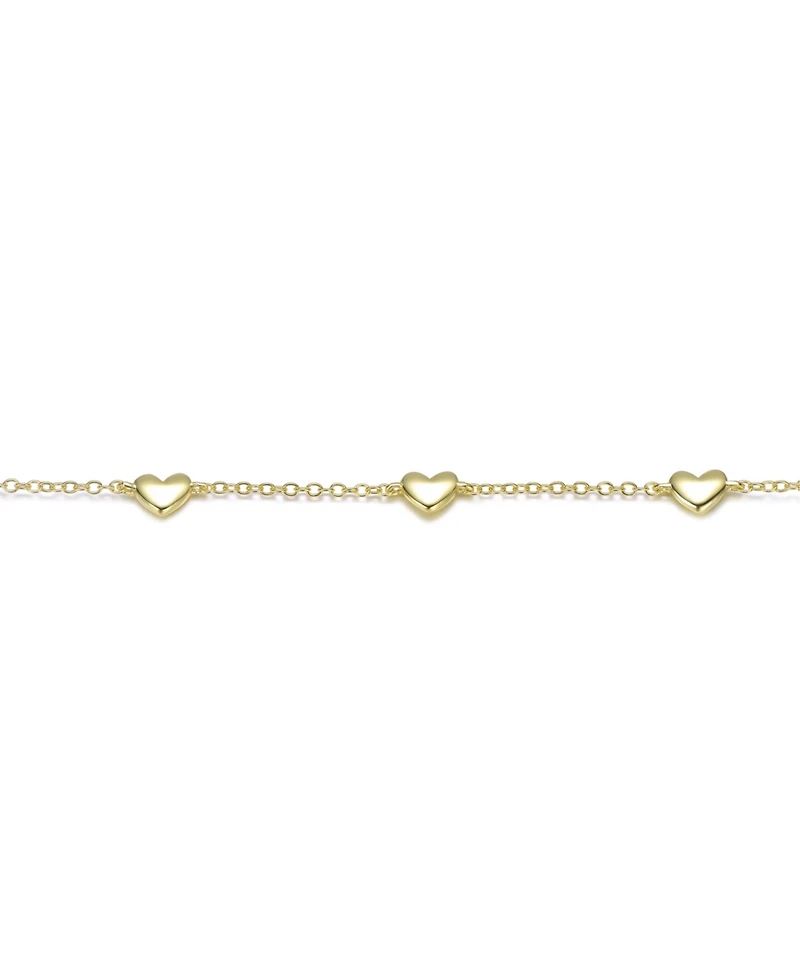 GiGiGirl 14K Gold Plated Station Bracelet 2-Piece Set