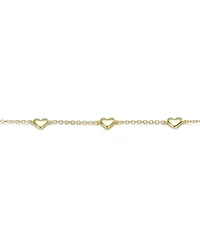 GiGiGirl 14K Gold Plated Station Bracelet 2-Piece Set