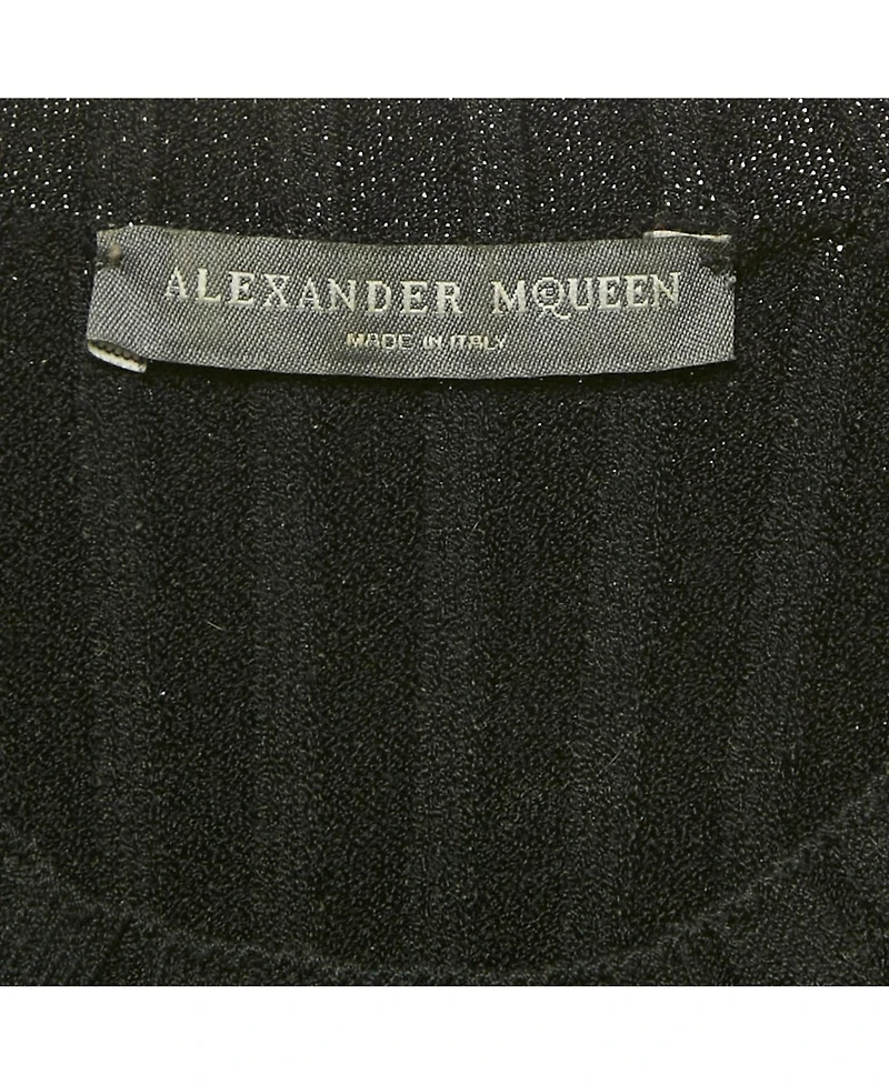 Pre-Owned Alexander Mcqueen Women's Rib Knit Skirt Set