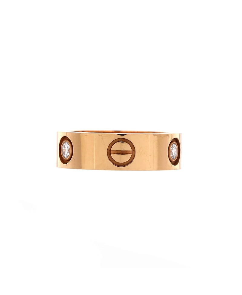 Pre-Owned Cartier Love 3 Diamonds Band Ring
