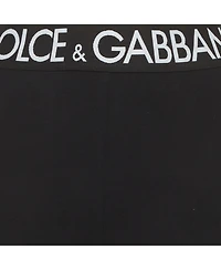 Pre-Owned Dolce & Gabbana Women's Logo Band Jersey Leggings