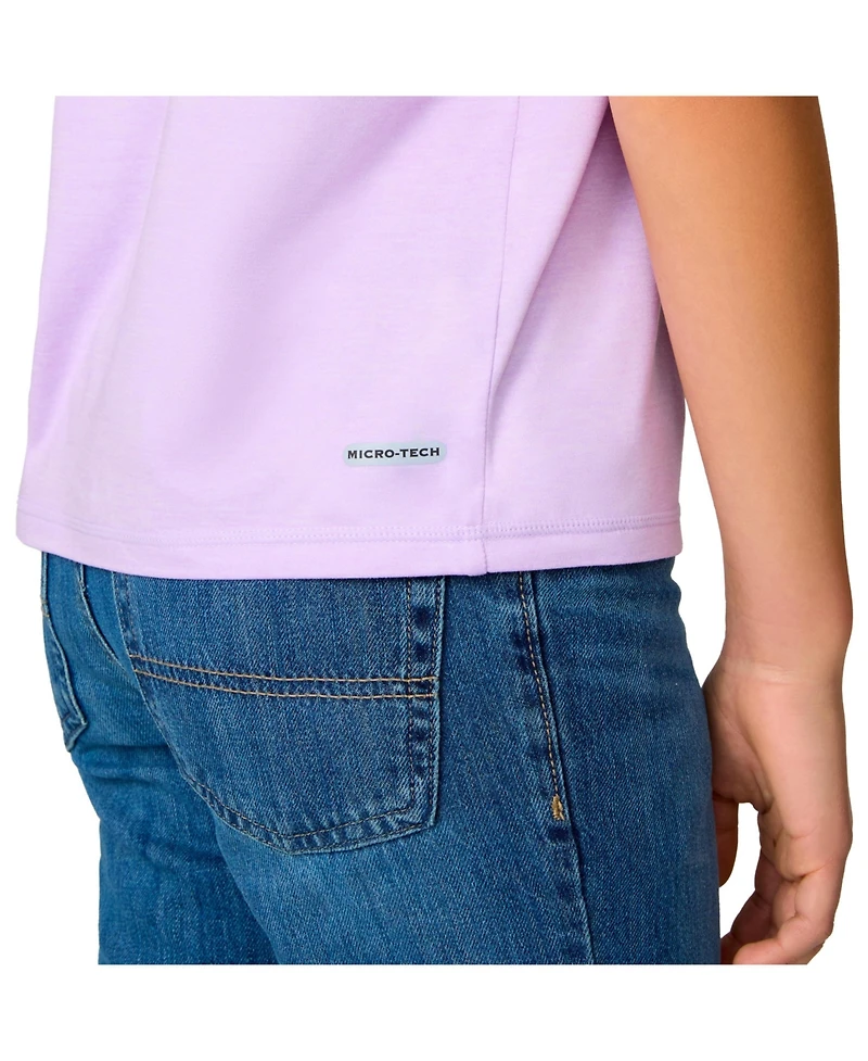 Free Country Girls' Microtech Graphic Crew Neck Shirt