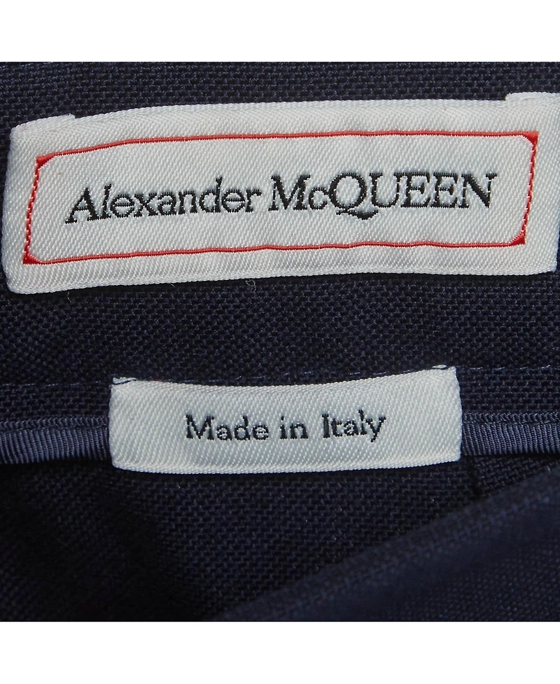 Pre-Owned Alexander Mcqueen Women's Cotton Formal Trousers