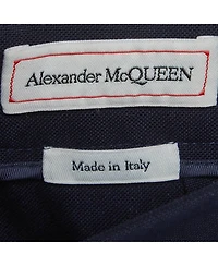 Pre-Owned Alexander Mcqueen Women's Cotton Formal Trousers