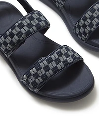 FitFlop Women's F-Mode Go Checkerboard Round Toe Sandals