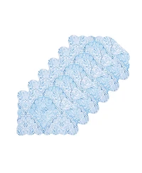 C&F Home Chinoiserie Coast Reversible Machine Washable Scallop Quilt Placemats Set of 6