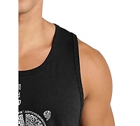 La Pop Art Men's 90's Typography Retro Graphic Tank Top