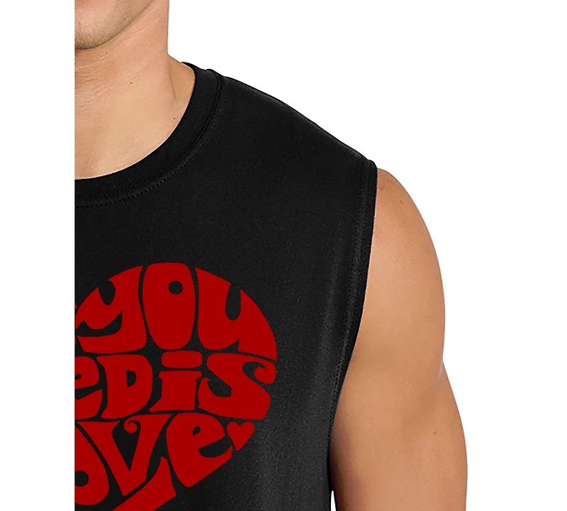 La Pop Art Men's Crewneck Tank Top