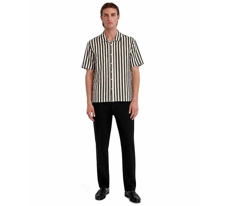 Karl Lagerfeld Paris Men's Cotton Stripe Shirt