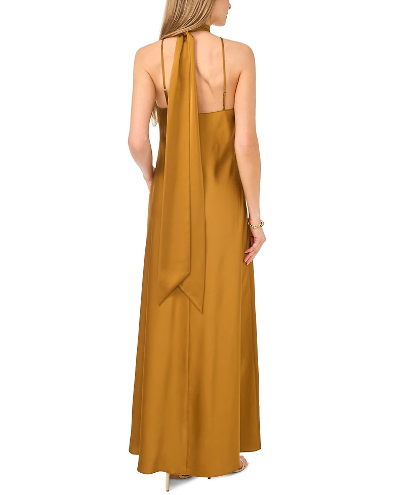 Parker Women's Sleeveless Halter Neck Cutaway Maxi Dress