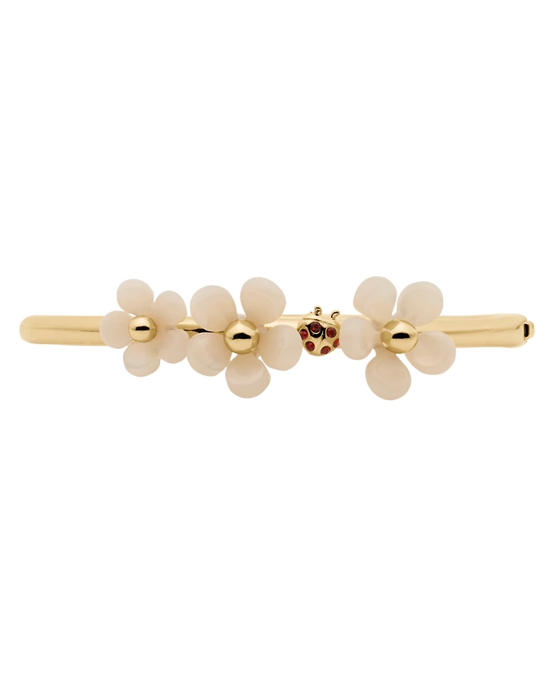 kate spade new york Gold-Tone Summer Daze Flower Cuff Bracelet