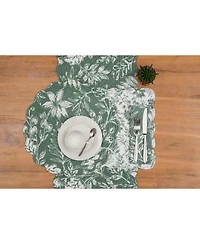 C&F Home Everview Sage Botanical Quilted Table Runner 14" x 51