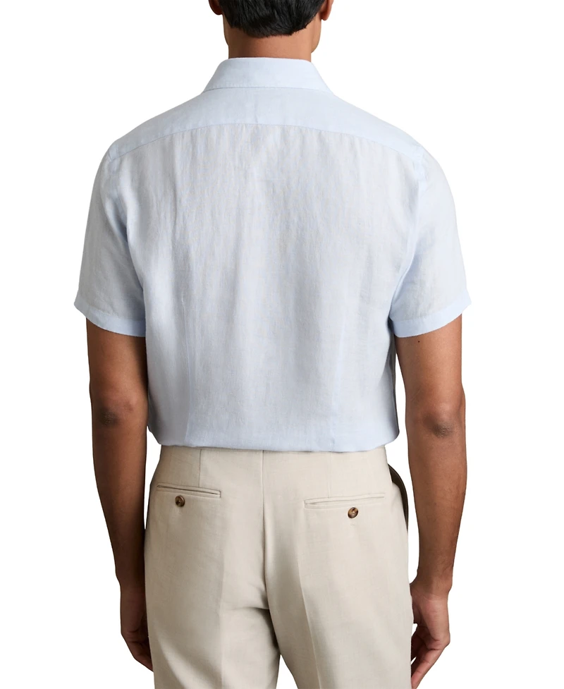 Reiss Men's Holiday Linen Short-Sleeve Shirt