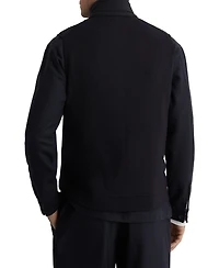 Reiss Men's Newford Funnel-Neck Quilted Knit Gilet