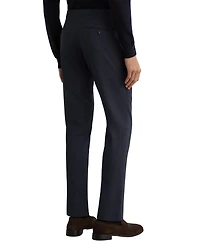 Reiss Men's Fiber Wool Textured Tailored-Fit Pants