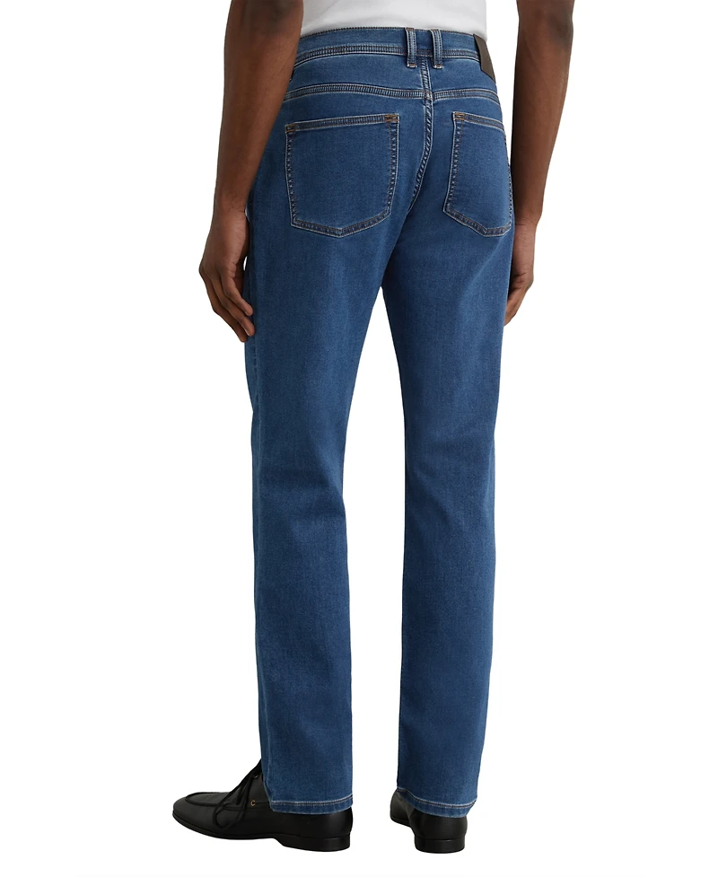 Reiss Men's Bishopsgate Soft-Stretch Straight-Leg Jeans