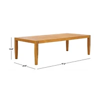 Safavieh Samoa Teak Patio Coffee Table
