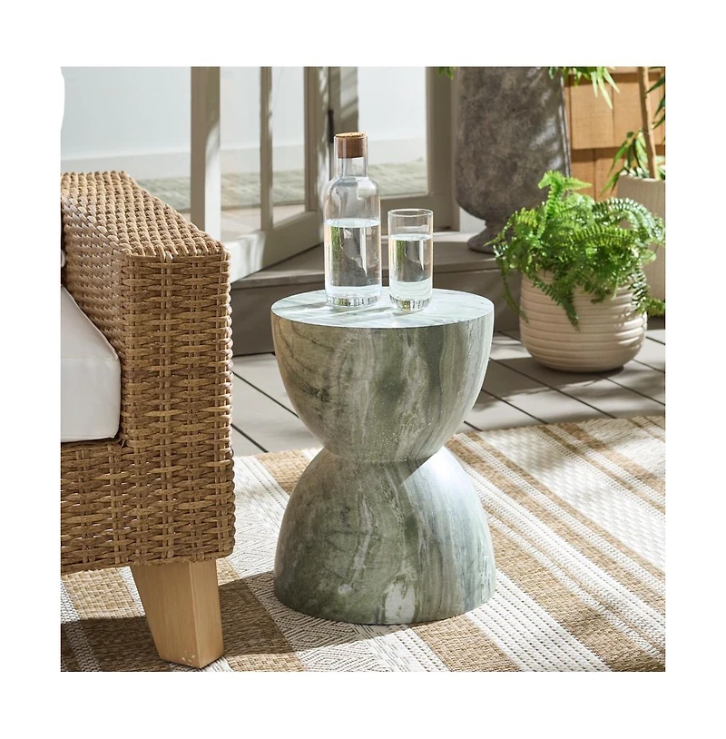 Safavieh Tina Hourglass Outdoor Accent Table